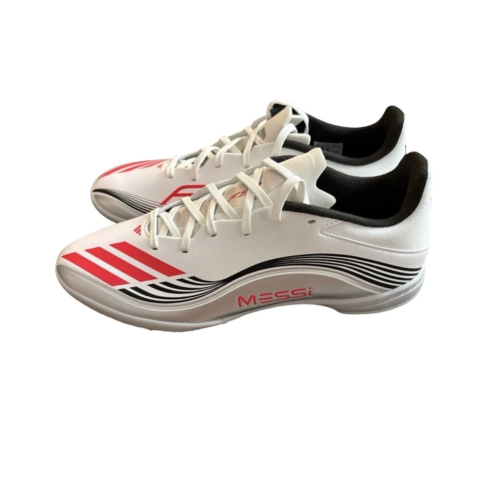 Adidas‎ F50 Messi Soccer Cleats Mens 10.5 White New Turf Attributes